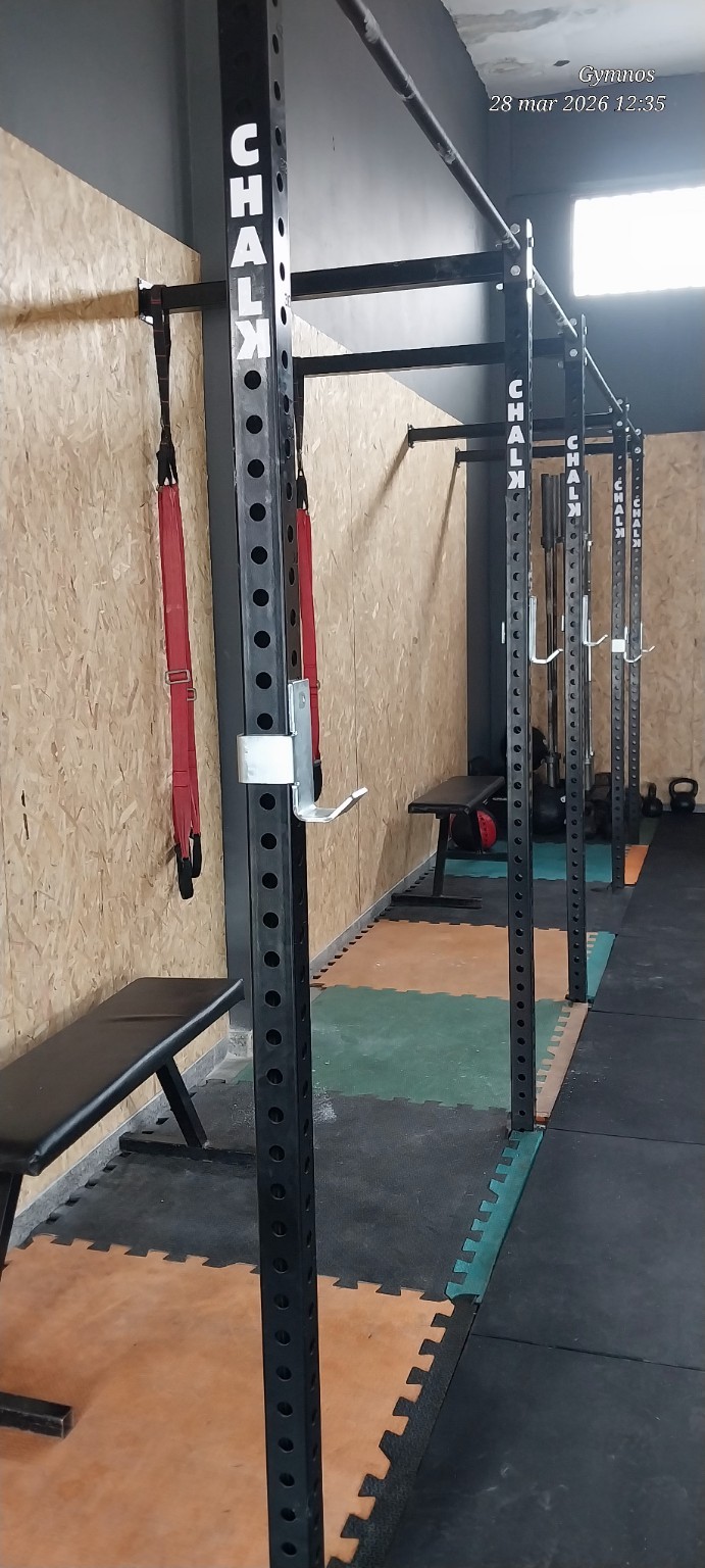 Barras y discos de entrenamiento